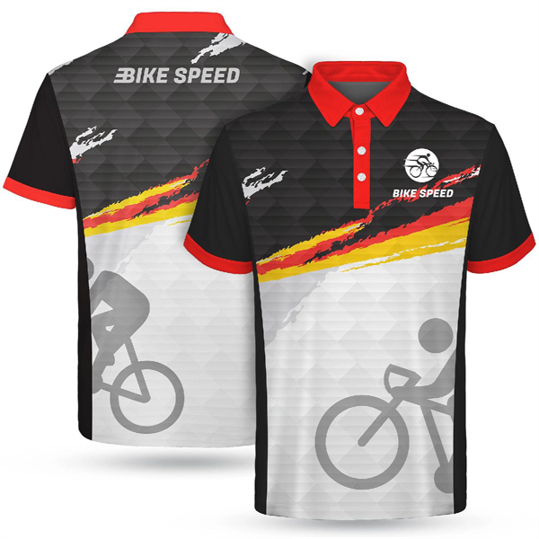 Men's Custom Full Color Sublimation Performance Polo Shirt