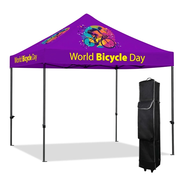 Dye Sublimation 10'X10' Commercial Grade Pop Up Canopy Tent Kit