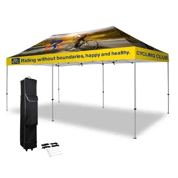 10' X 20' Aluminum Frame Pop Up Tent Kit (Dye Sublimation)