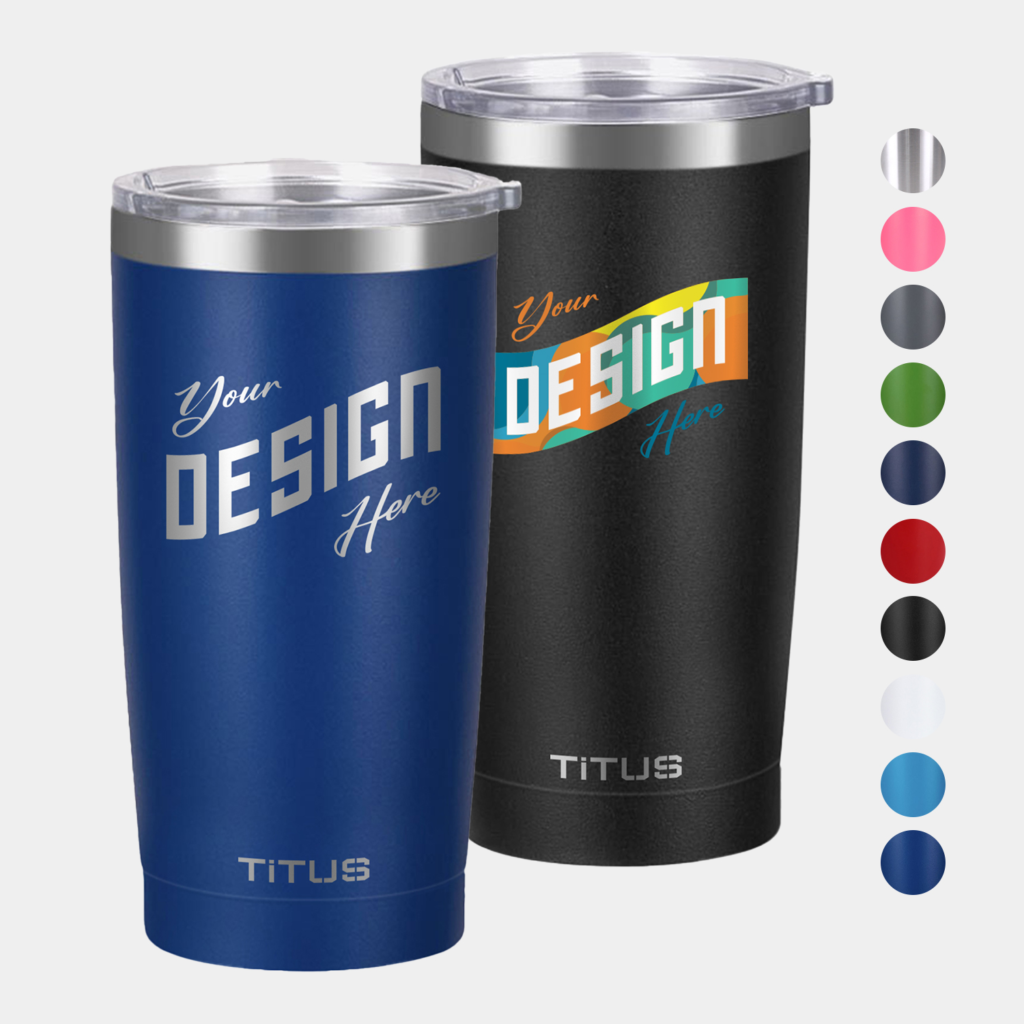 Premium 20 Oz Double Wall Stainless Steel Insulated Tumbler